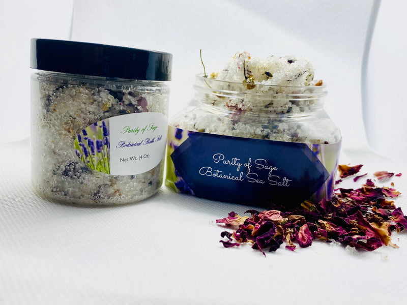 Botanical bath salt